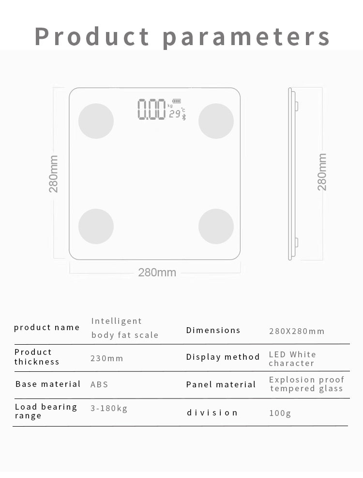 intelligent bathroom scale