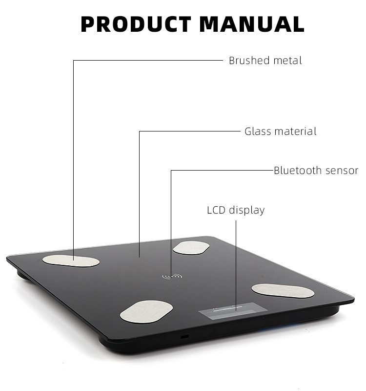 180kg New Design Bathroom Scale LCD Digital Body Weight Scale