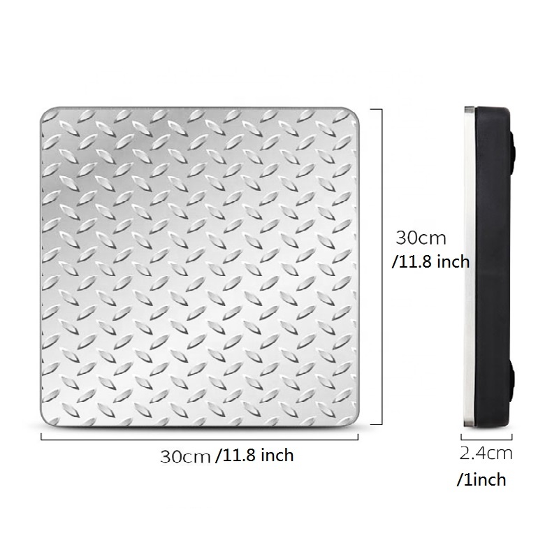 200KG Electronic Portable Multi-function Stainless Steel Platform Scale Weighing Digital Shipping Postal Scale