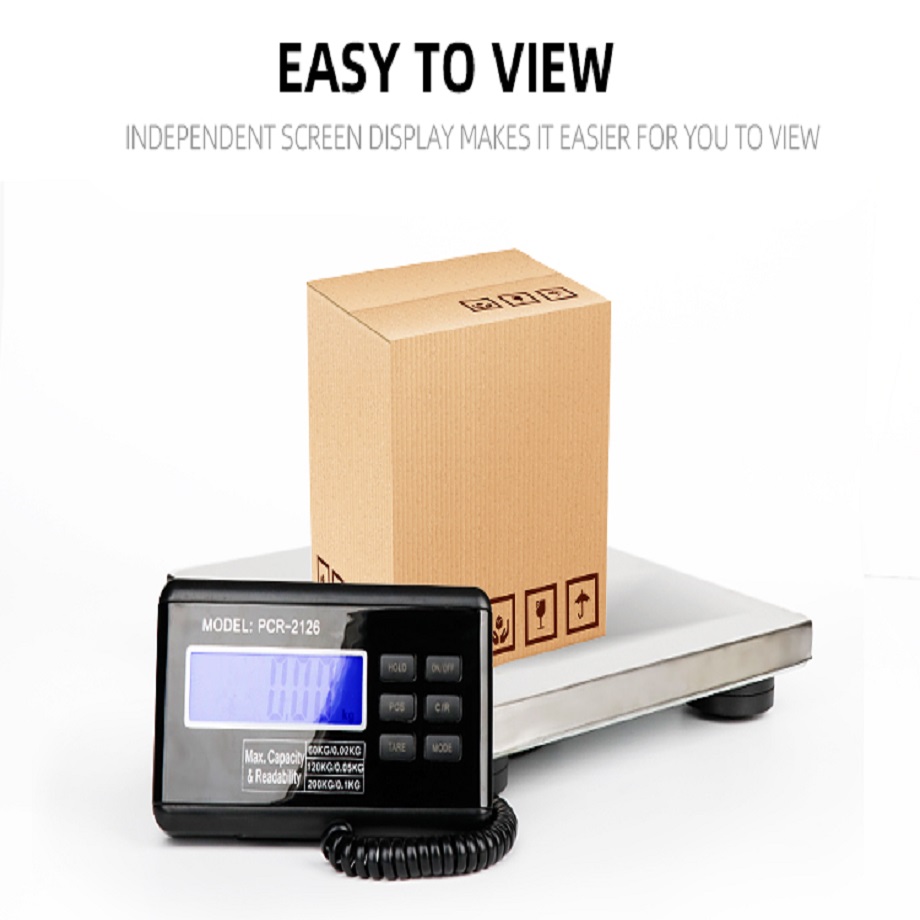 200KG LED Stainless Steel Heavy Duty Digital Postal Parcel Scale