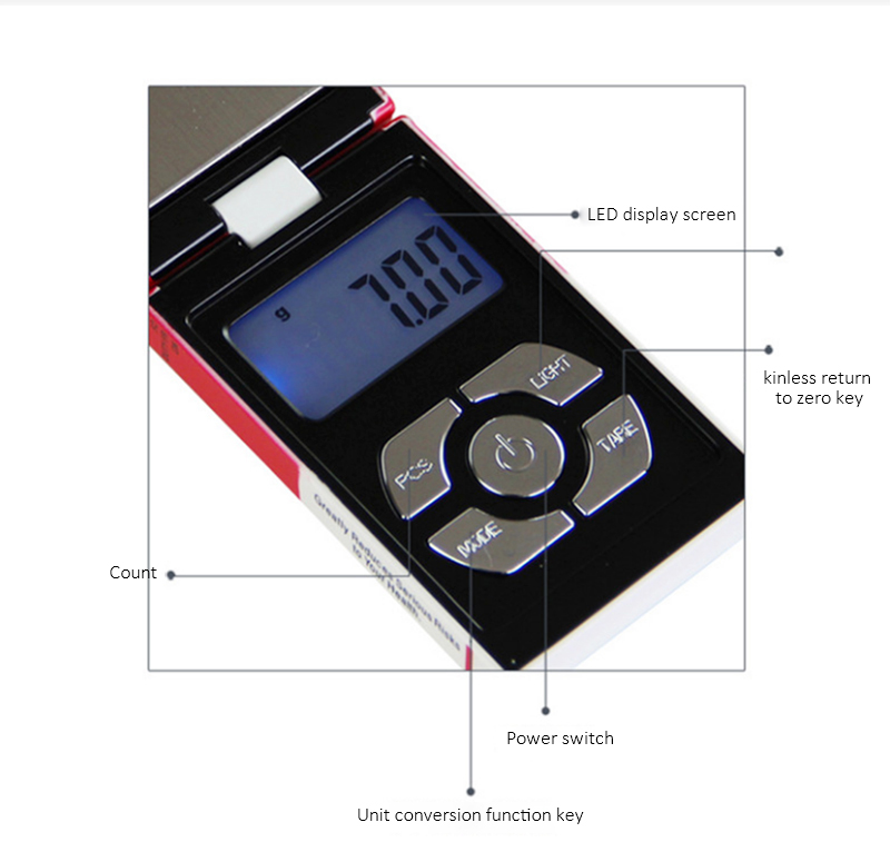 Hot Selling Cigarette Case Jewelry Scale
