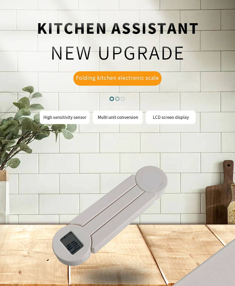 white kitchen scale