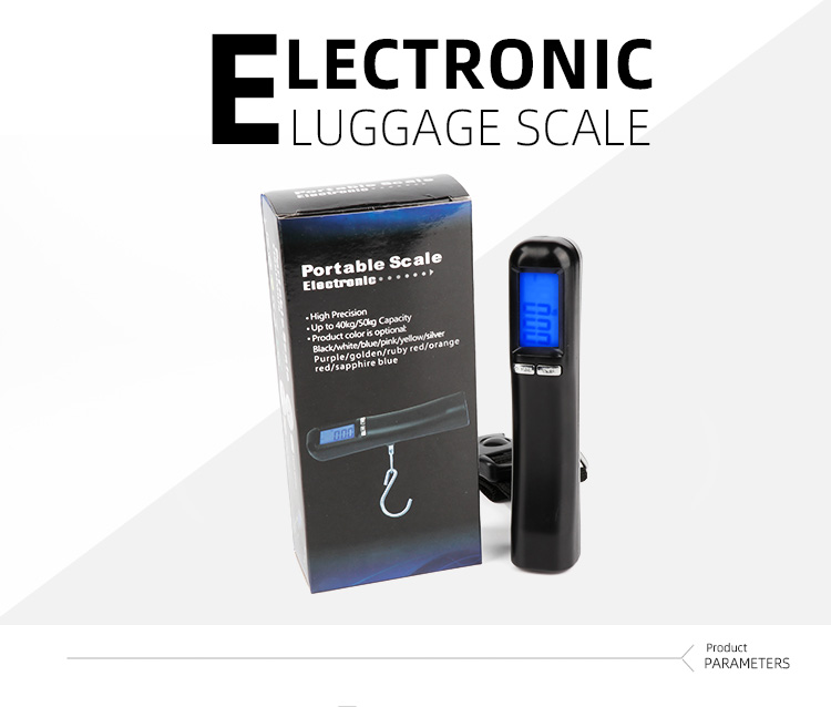 Black Electronic Luggage Scale