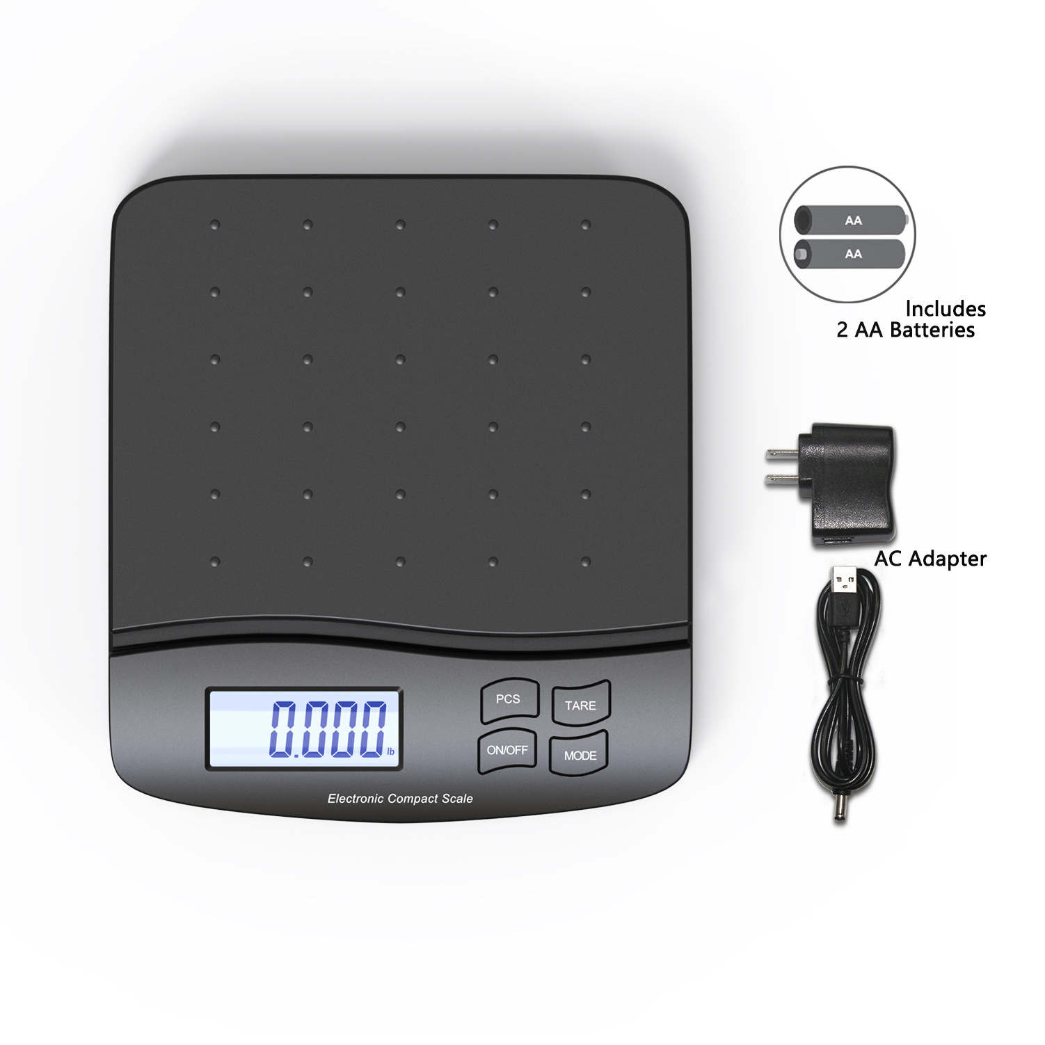 Anti Slip Surface Portable LCD Kitchen Food Scale