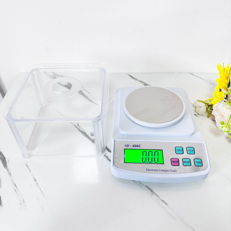 Mini Gold Jewelry Gram Scales With Windproof Cover
