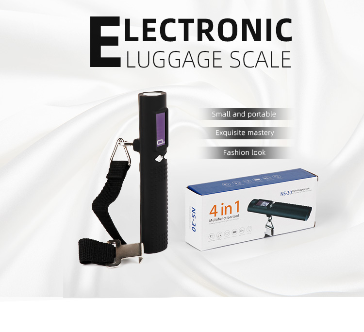 2600mah Portable Digital Luggage Scale with Power Bank and Torch Flashlight