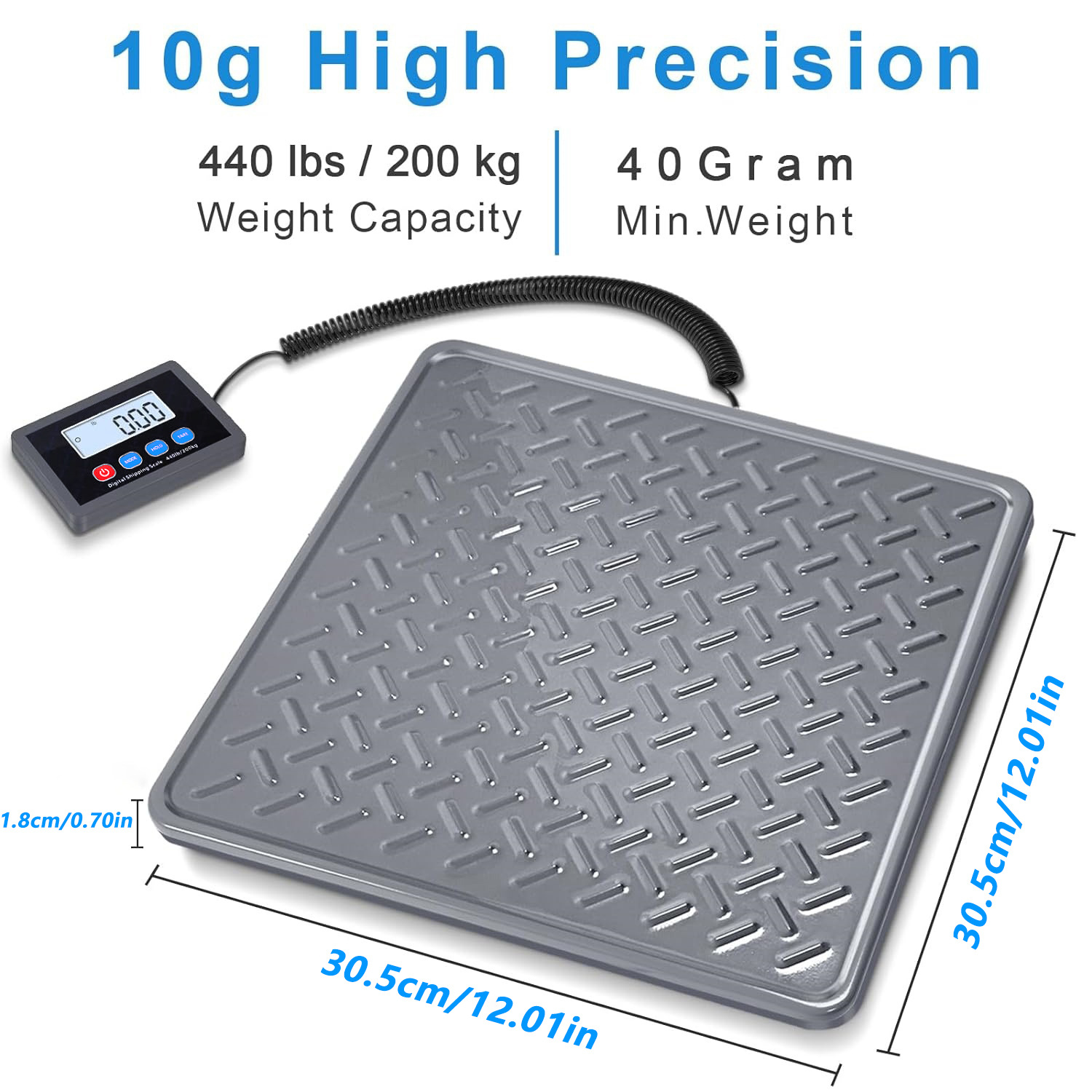 200kg Heavy Duty Accurate Digital Postal Parcel Scale