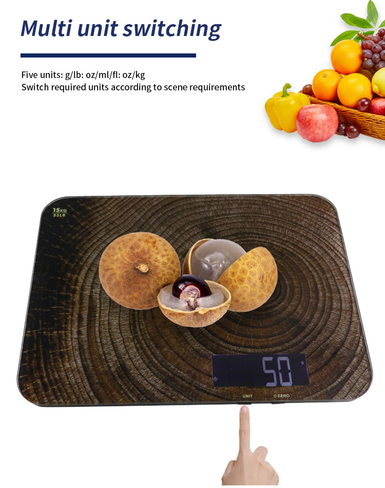 Multi Unit Swiching Kitchen Scale