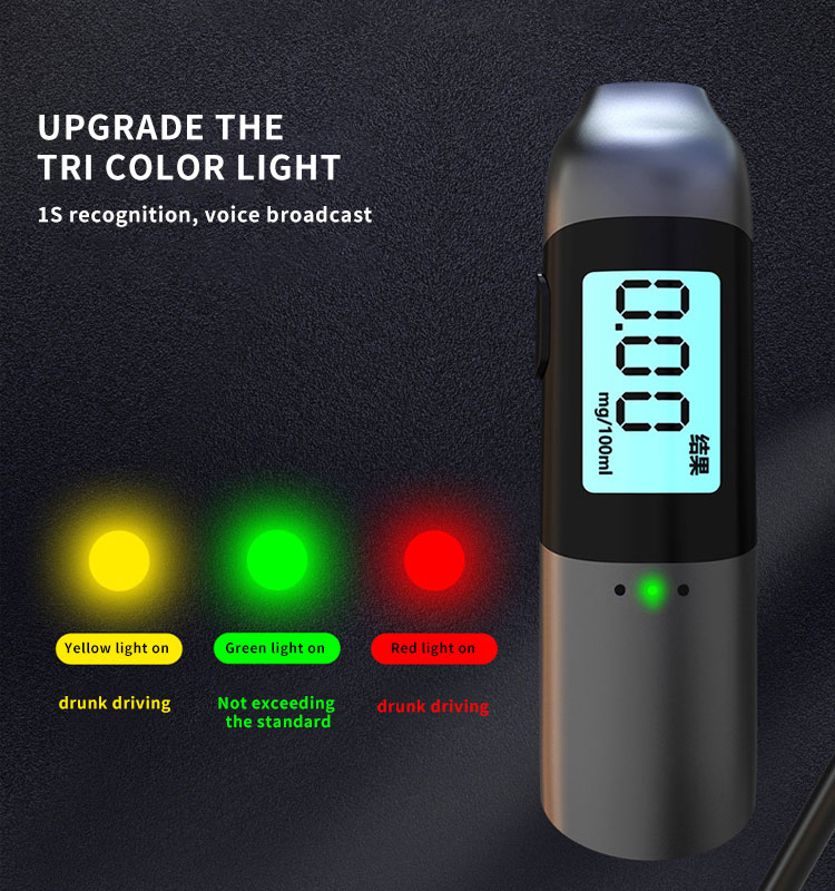 Air Blowing Alcohol Detection Device Convenient Alcohol Tester Alcohol Detector