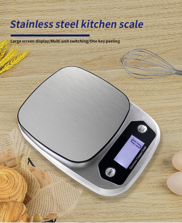 Portable Food Kitchen Scale With Timer