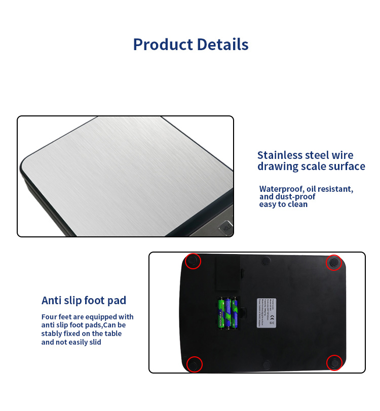 Customized Kitchen Cooking Food Scale