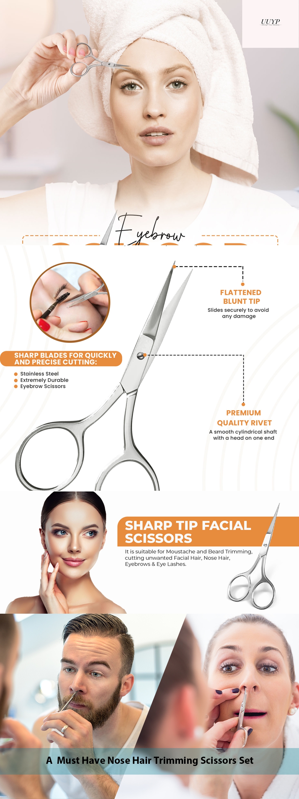 Nose Hair Scissors