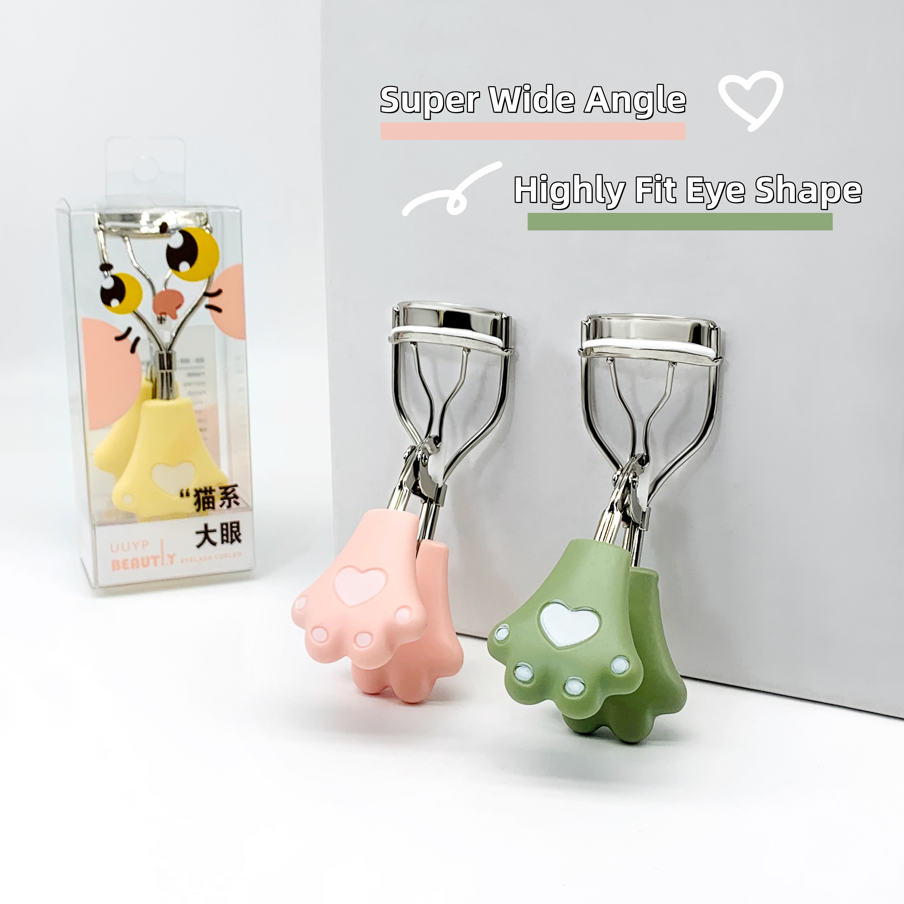 Lash Curler Tool with Cat Claw Handle