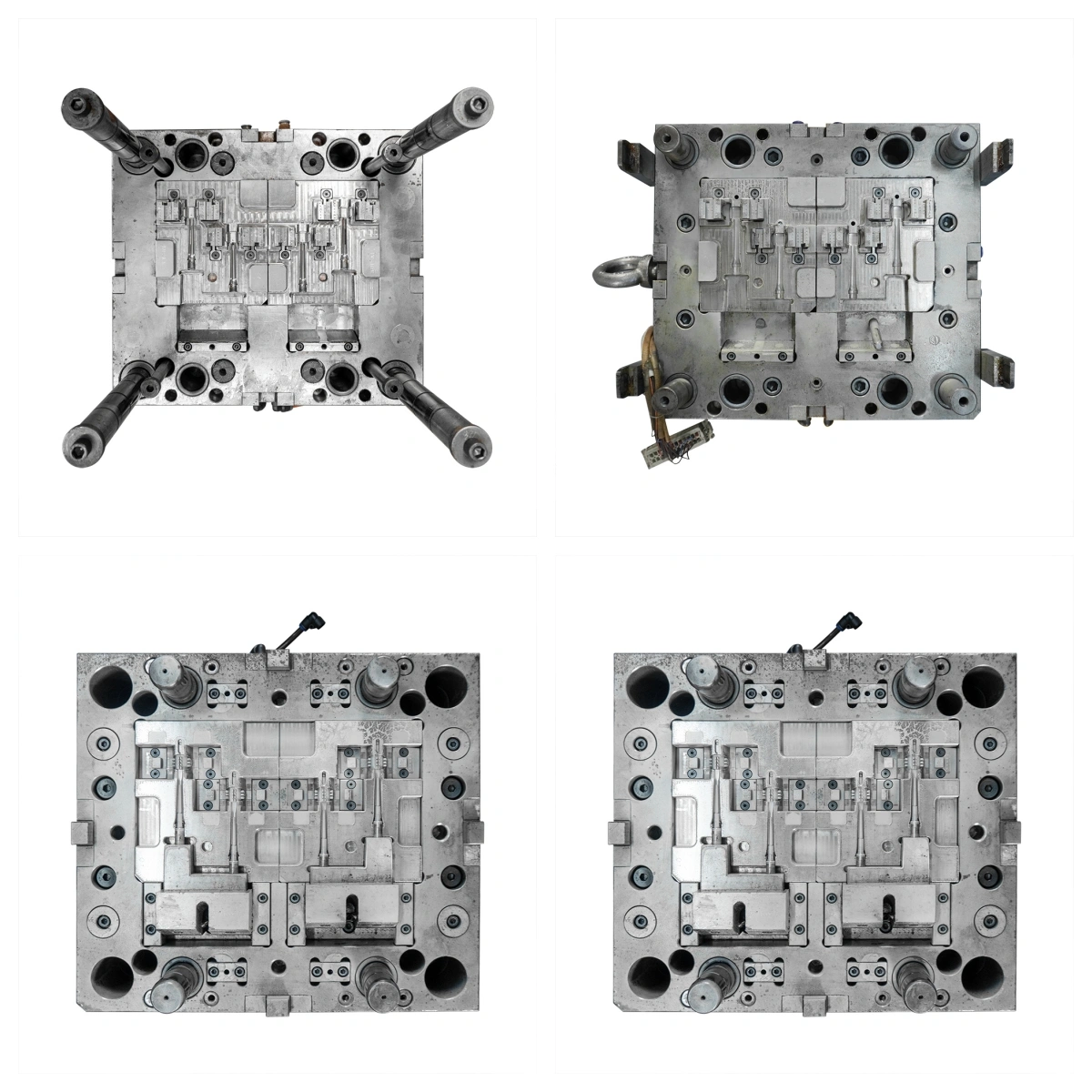 2K molding integrates two materials in one cycle, producing multi-functional parts (e.g., grips, seals) with enhanced durability/aesthetics. Reduces production steps, cuts costs, and enables complex designs for automotive and consumer industries.