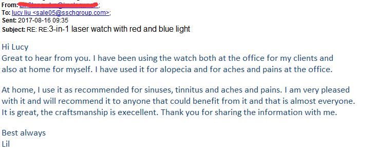 Laser Therapy Watch