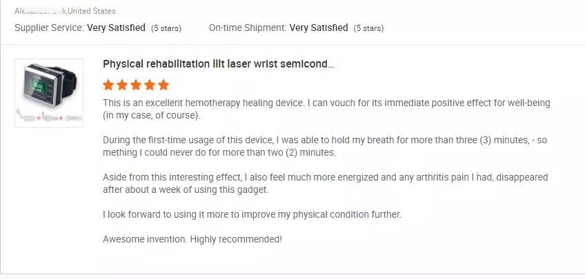 Laser Therapy Watch