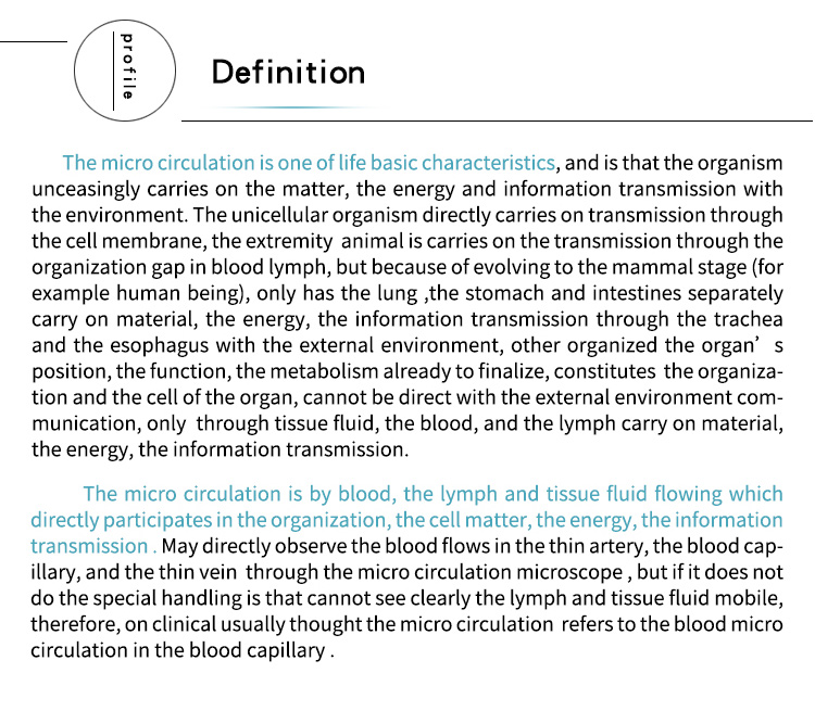 Microcirculation Microscope Blood Analysis