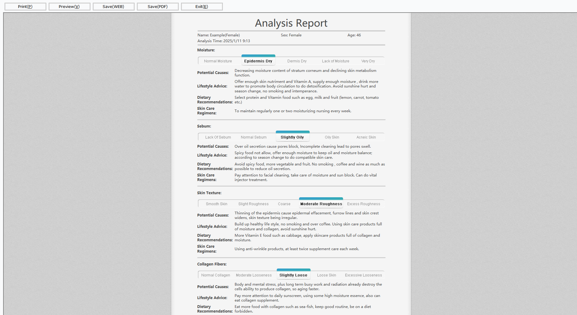 Skin Analyzer