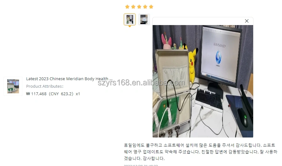 Meridian Analyzer Health Instrument