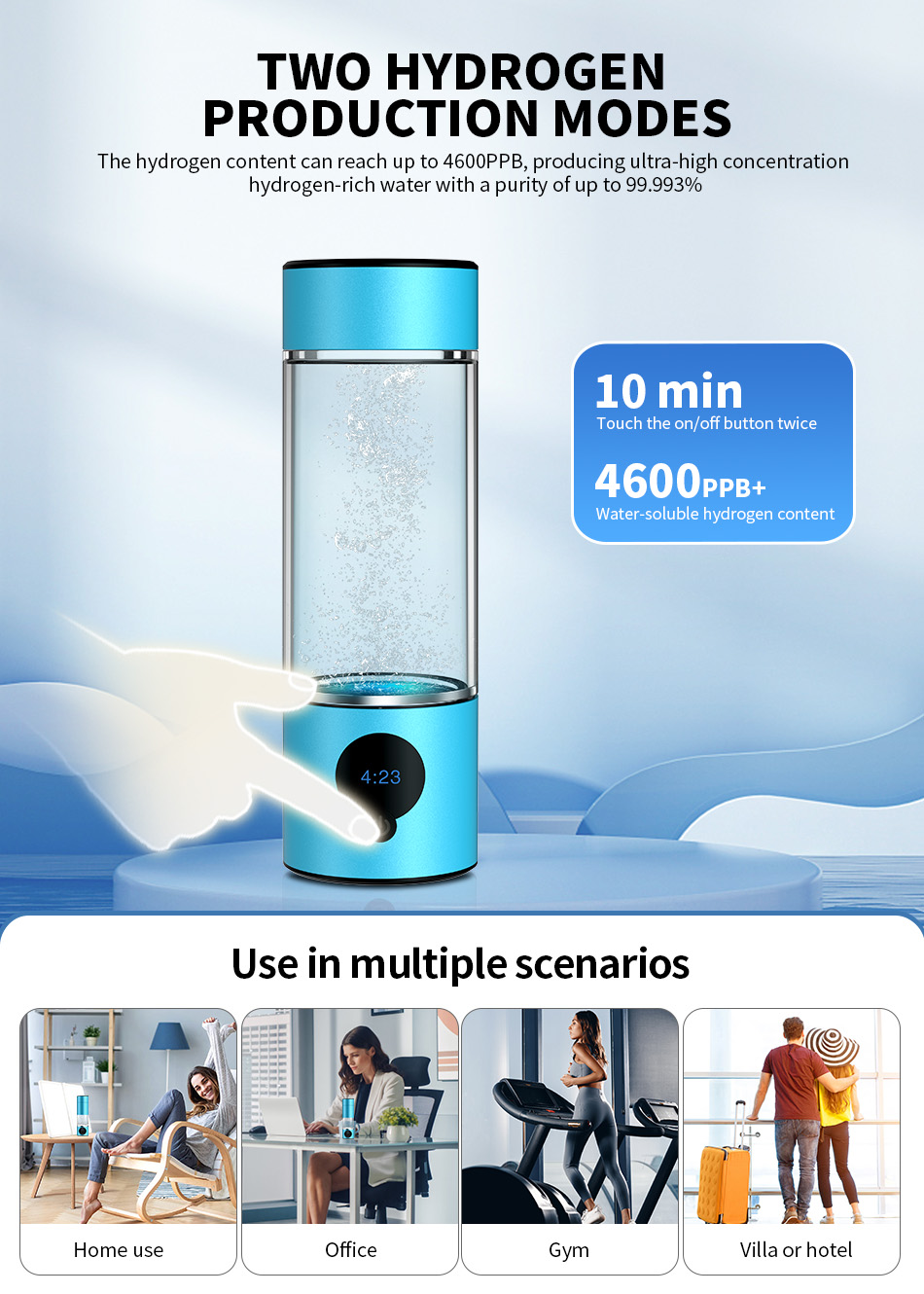 Hydrogen Water Bottle