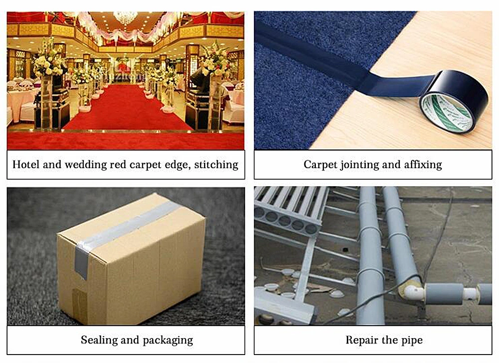 carpet binding tape-heavy duty silver duct tape-cloth tape for edge binding