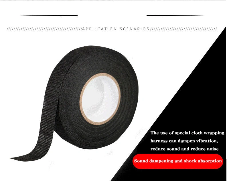 flannel fabric cloth tape-Sound Insulation Flannel Fabric Tape-Automotive Flame Retardant Cloth Tape
