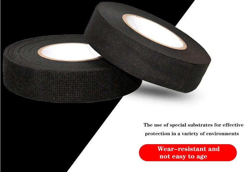 flannel fabric cloth tape-Sound Insulation Flannel Fabric Tape-Automotive Flame Retardant Cloth Tape