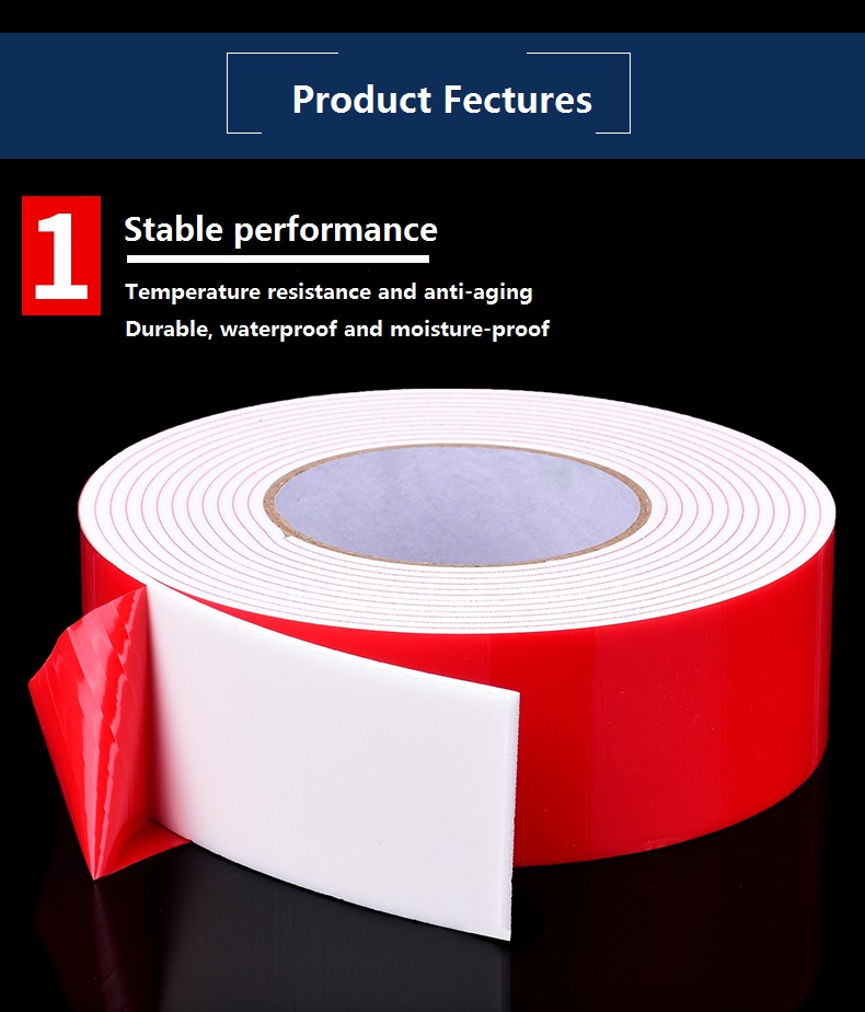 PE foam tape double-sided foam tape double sided PE foam tape