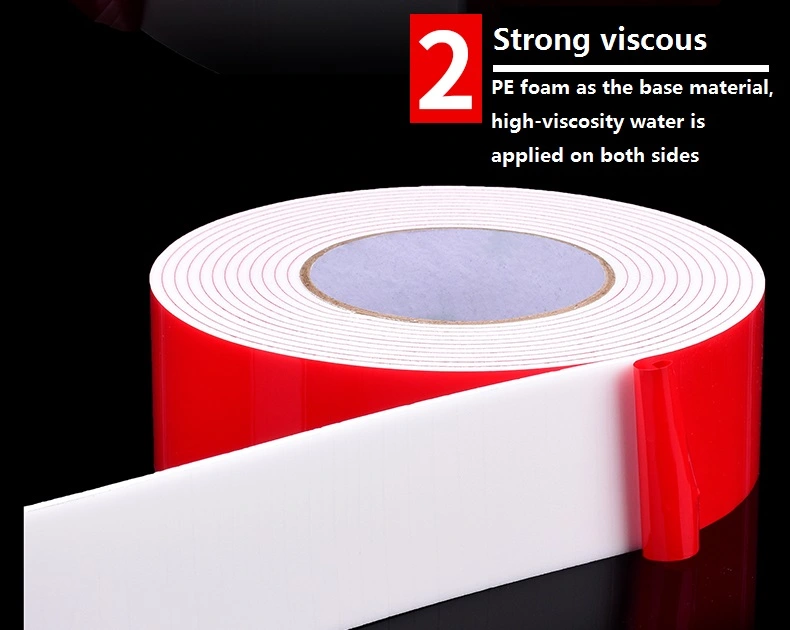 PE foam tape double-sided foam tape double sided PE foam tape
