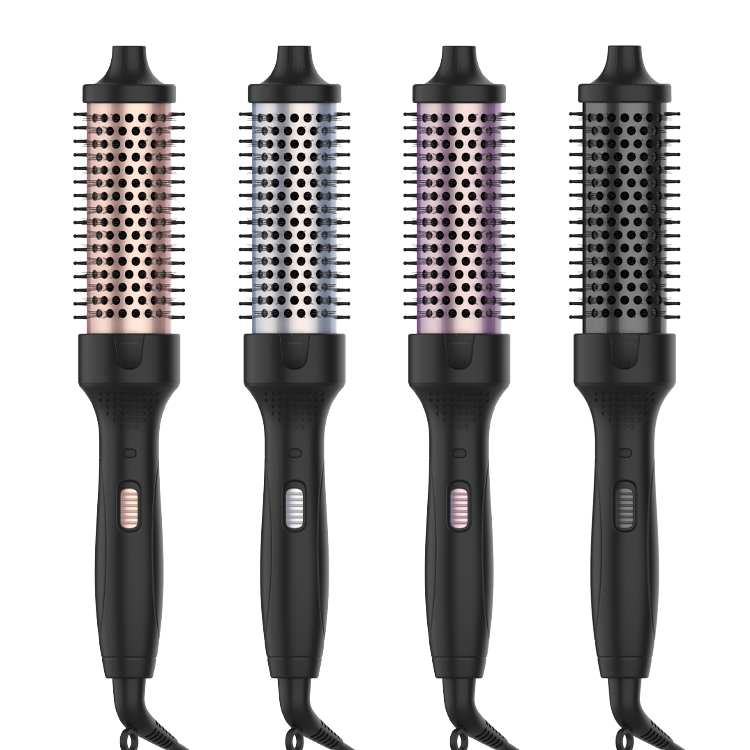 curler brush:Create beautiful curls effortlessly with a curler brush designed for smooth, bouncy, and long-lasting hairstyles. Featuring gentle heat styling, easy control, and frizz reduction, it is ideal for home and salon hair styling.