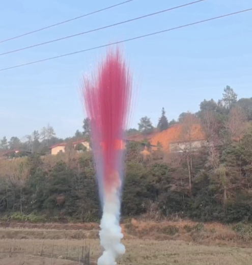 high quality daytime smoke fireworks with pink smoke effect