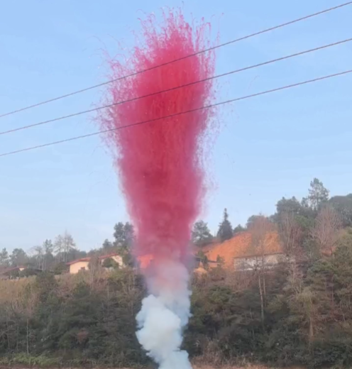 wholesale pink smoke fireworks effect from Liuyang factory