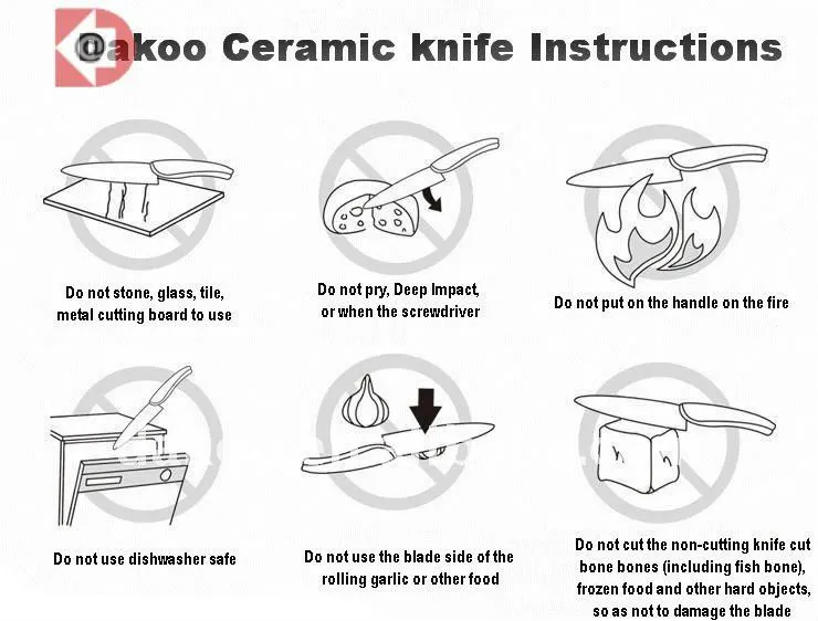 cuchillo de chef DAKOO C008A, imagen 2