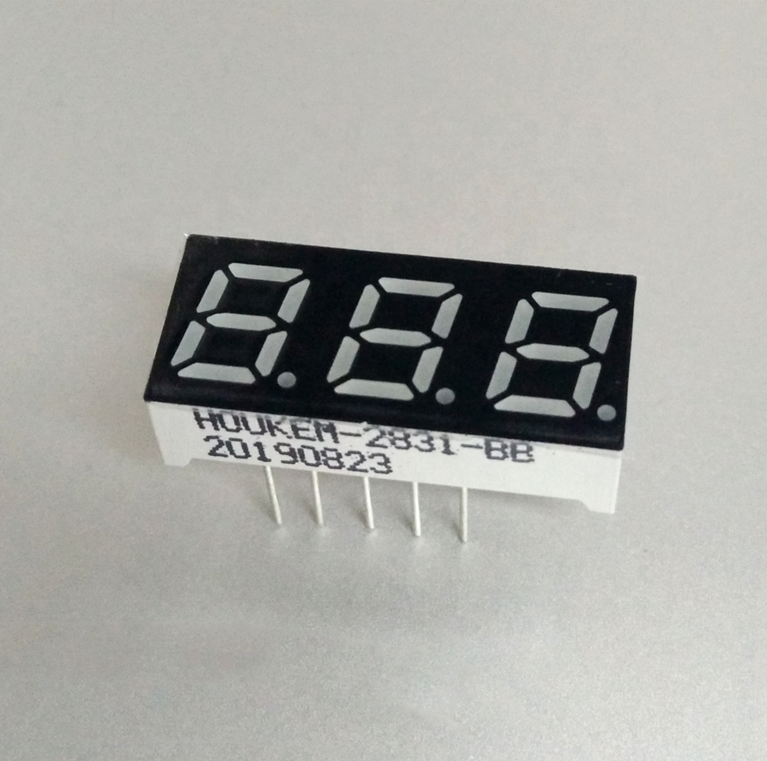 0.28'' 3 digit 7 segment led display