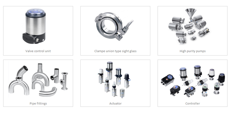 Stainless steel diaphram pneumatic actuators