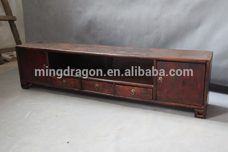 Chinese antique furniture pine Jilin Two Door Three Drawer Kang Cabinet12081803 (2).jpg