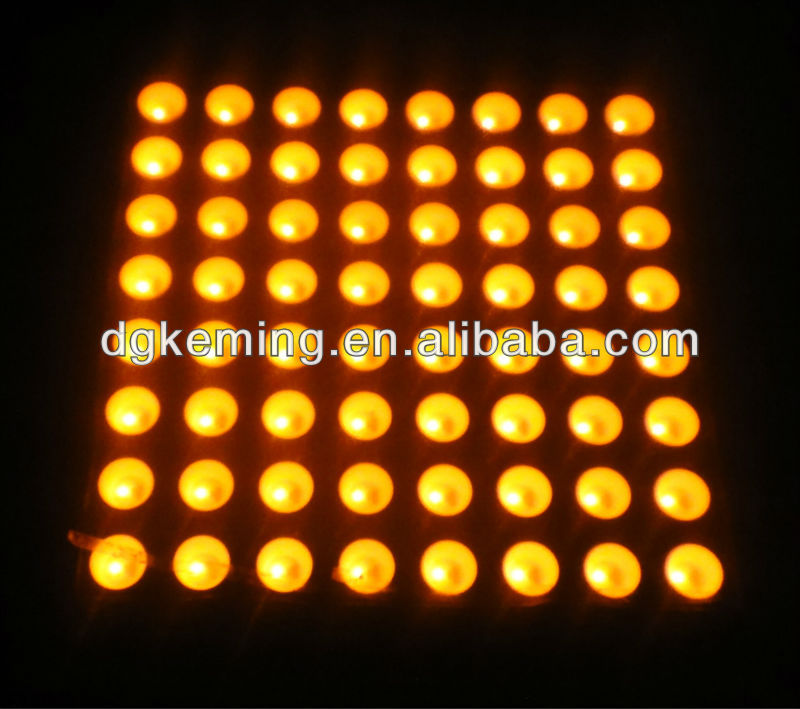 19088-bsr 1.9 inch super red dots 4.8mm 8x8 dot matrix led display