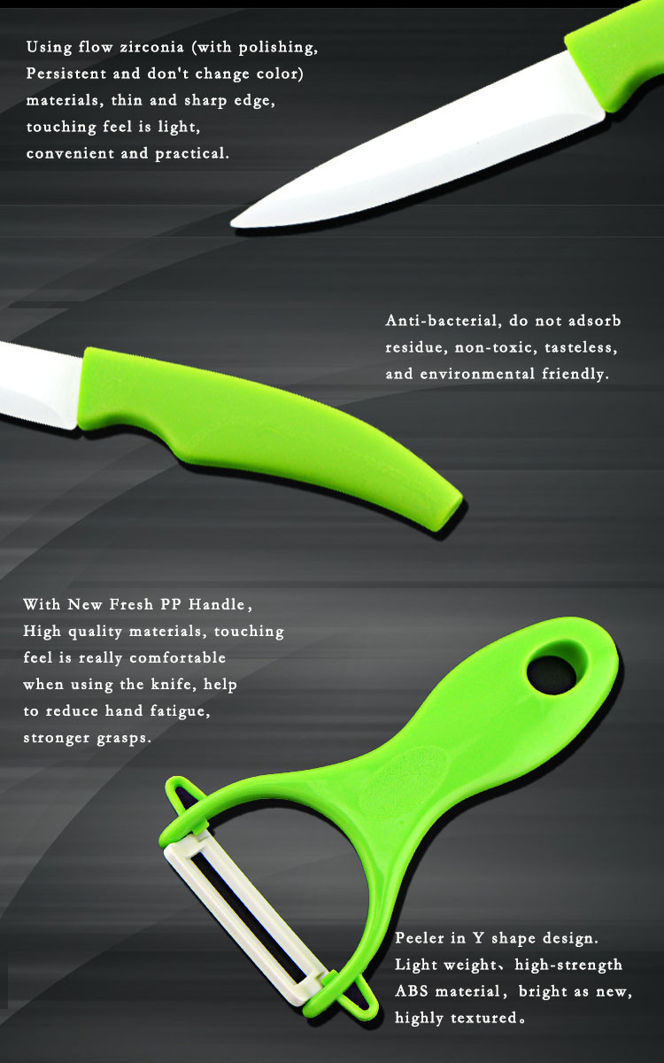 juego de cuchillos DAKOO Ceramic Knife Set CS00302, imagen 8