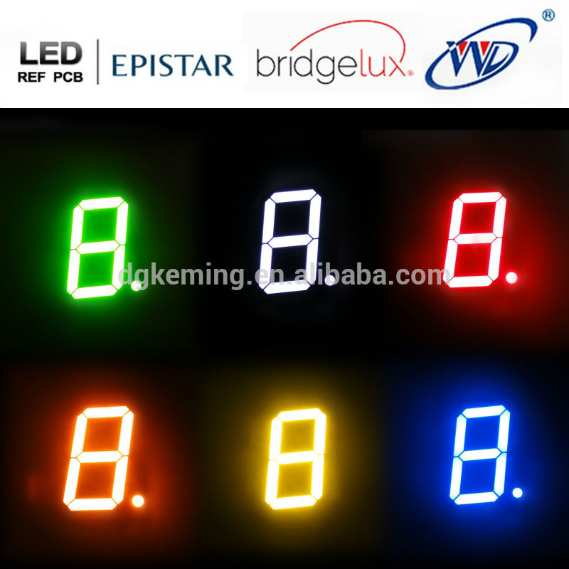 Common anode pure green 1.0 Inch 1 Digit 7 Segment LED numeric Display