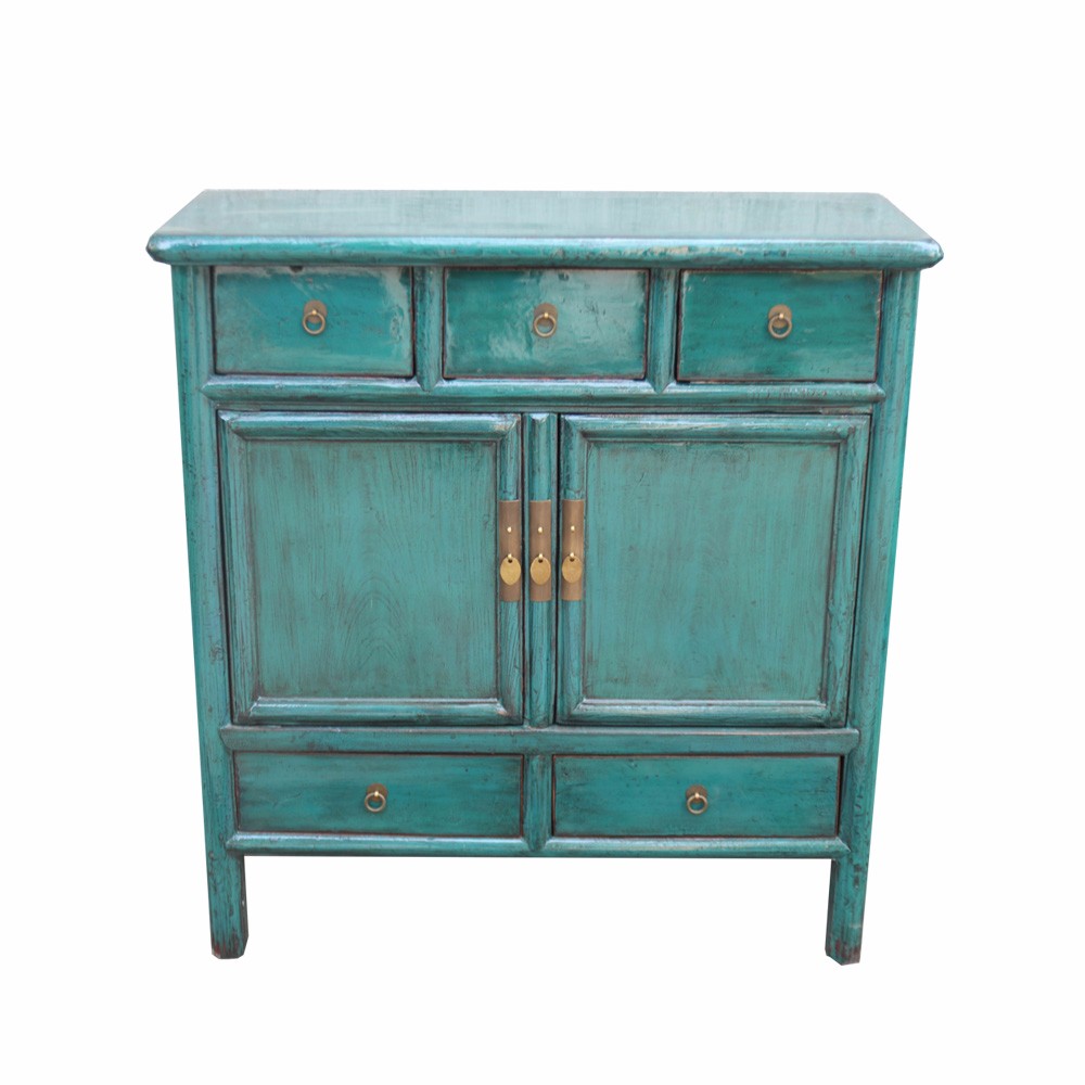 Chinese lacquer antique reproduction furniture cabinet- painted furniture (2).jpg