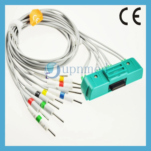 Nihon Kohden ECG-9320 EKG cables.JPG