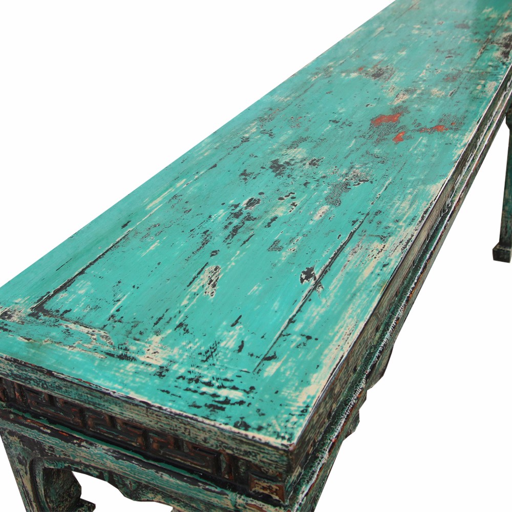Chinese antique reproduction furniture-lacquer finish vintage console table (2).jpg