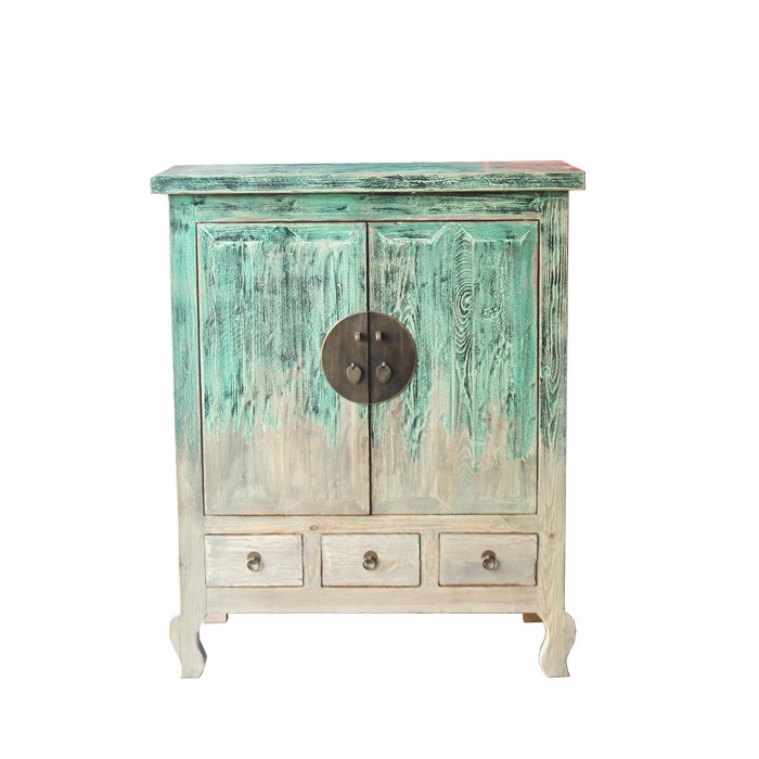 Chinese reproduction rustic furniture-distressed living room cabinet 2016.jpg