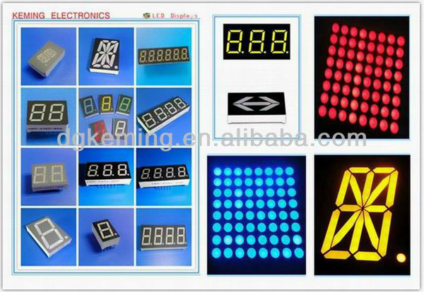 Common anode pure green 1.0 Inch 1 Digit 7 Segment LED numeric Display