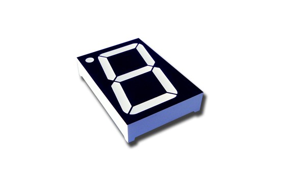China LED display factory big 7 segment 4 inch bi-color