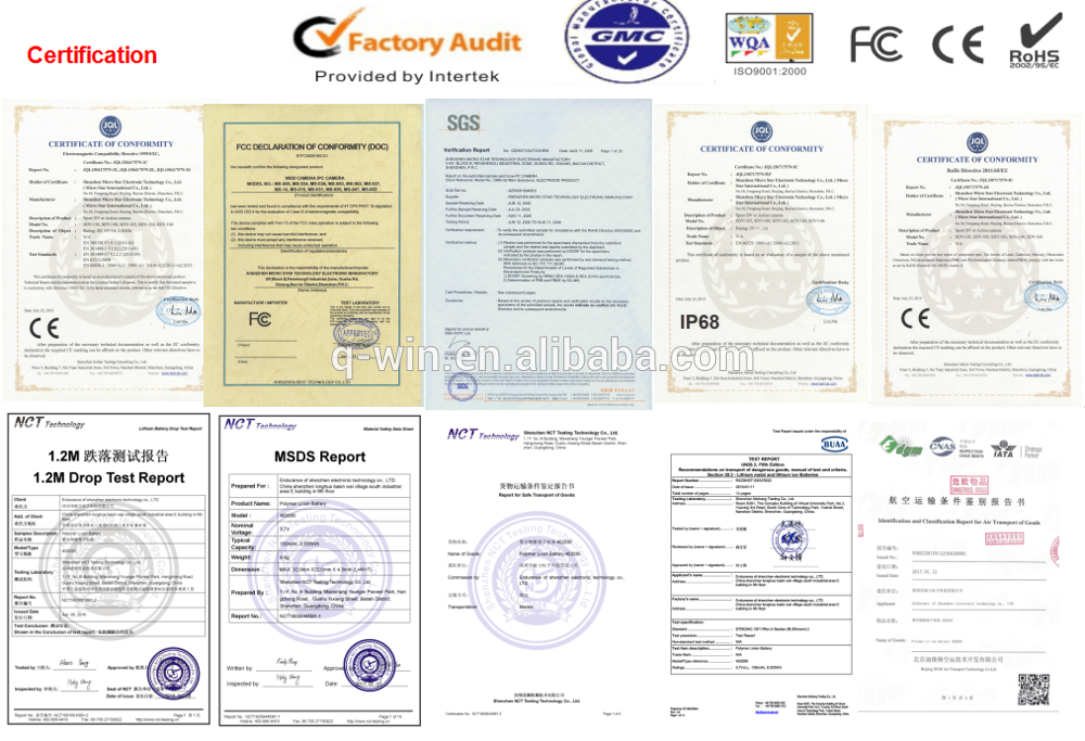 Certification