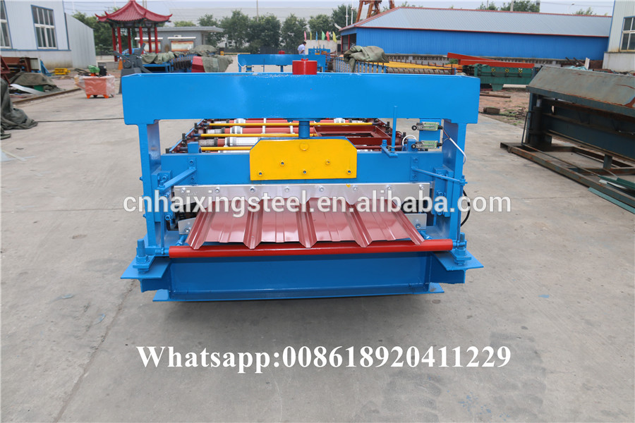Metal roofing galvanized aluminium trapezoidal sheet rolling machine from China Manufacturer