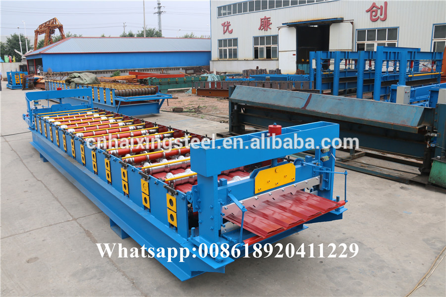 Metal roofing galvanized aluminium trapezoidal sheet rolling machine from China Manufacturer