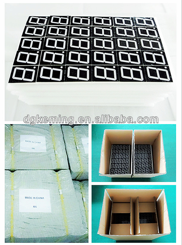 Red 6 digit 7 segment led display 0.36 inch 6 digit 7 segment digital led clock display