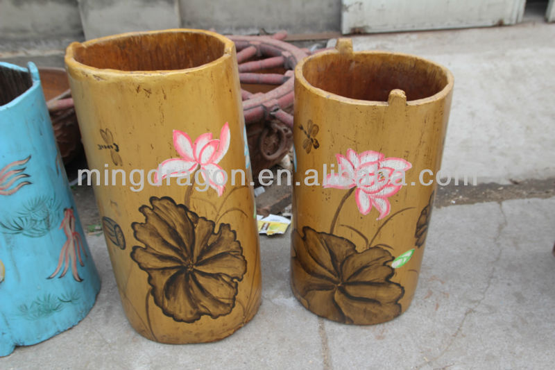 Chinese antique colorful wooden decorative barrels14040110 (1).jpg